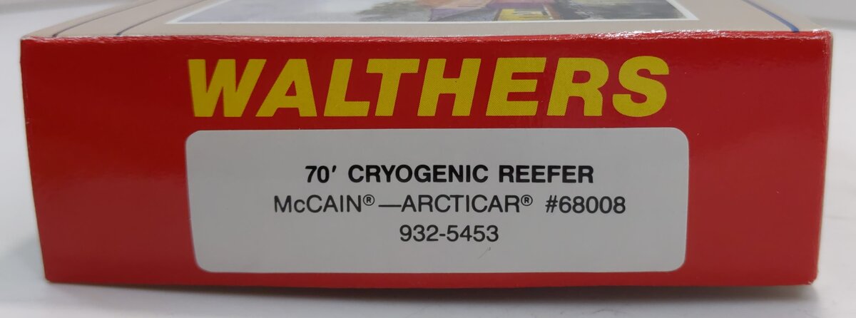 Walthers 932-5453 HO McCain Arcticar 70' Cryogenic Reefer Kit #68008