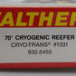 Walthers 932-5455 HO Cyro-trans 70' Cryogenic Reefer Kit #1331