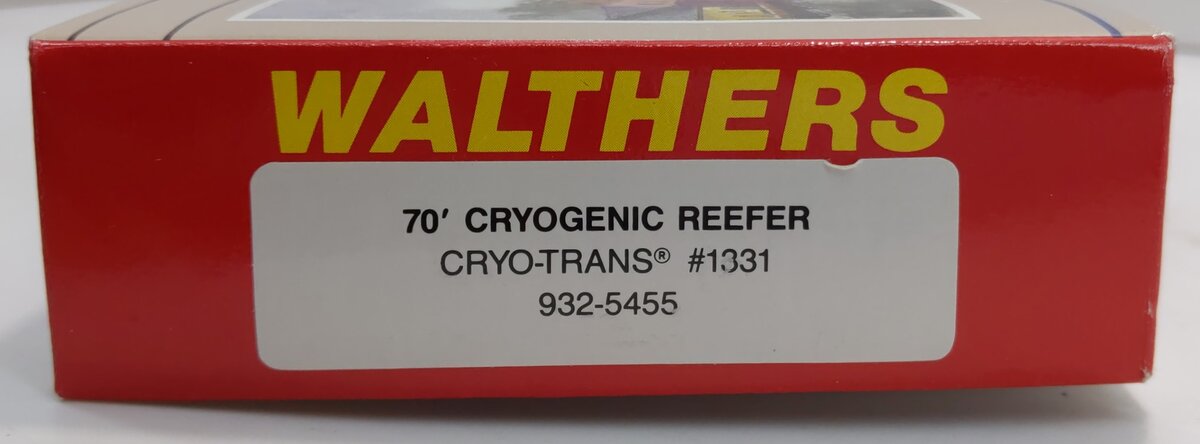 Walthers 932-5455 HO Cyro-trans 70' Cryogenic Reefer Kit #1331