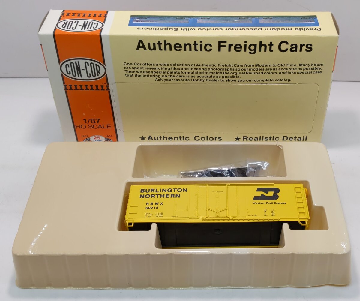 Con-Cor 0001-009460 HO Burlington Northern PS-1 PD Boxcar Kit #60218