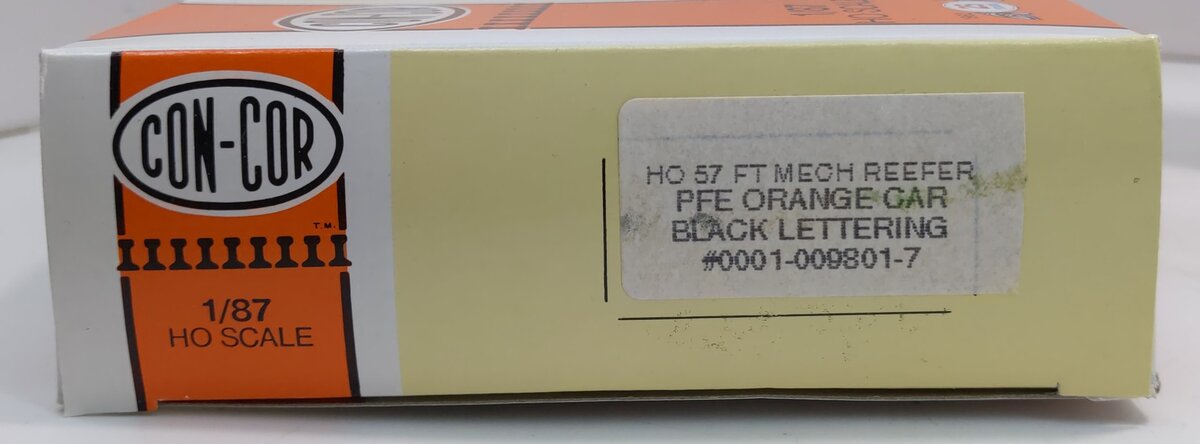 Con-Cor 0001-009801-7 HO PFE Orange W/Black Letters 57' Mechanical Reefer Kit