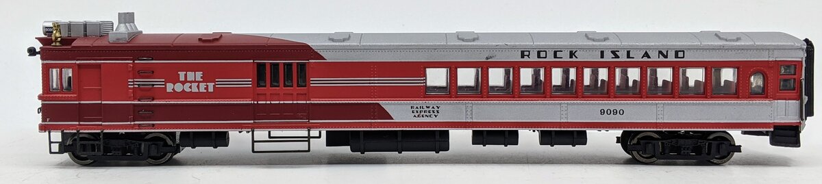 Bachmann 81408 HO Rock Island Gas-Electric Doodlebug Locomotive #9090