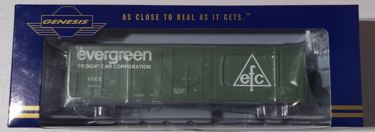 Athearn G63885 HO EFCX 50' PC&F Rivet Side Boxcar with 10' 6" Door #2254