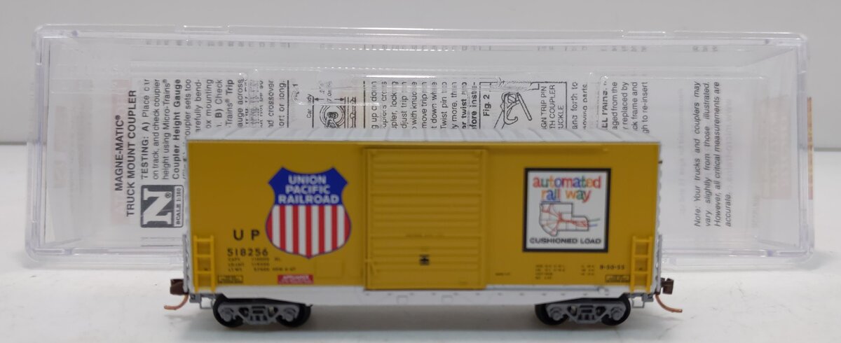 Micro Trains 10100040 N Union Pacific 40'' Single Door Hi-Cube Boxcar #518256