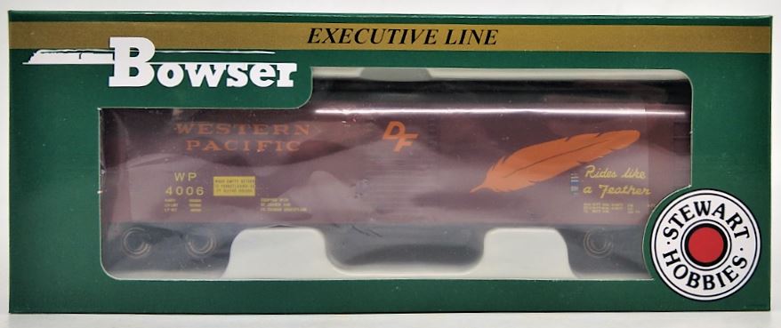 Bowser 40372 HO Scale Western Pacific 50' 2-Door Boxcar #4006