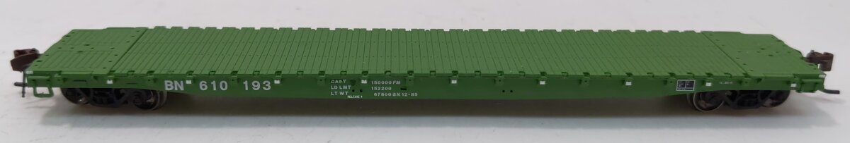 BLMA Models 17006 N Burlington Northern GSC 60' Flat Car #610193