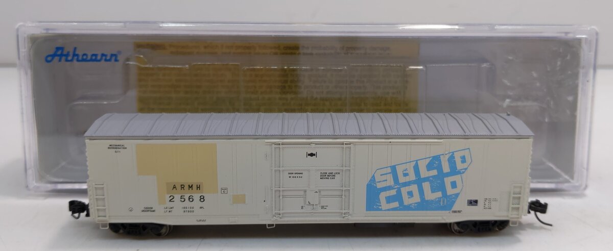 Athearn 24898 N UP/ARMH/Solid Cold 57' Mechanical Reefer with Sound #2568