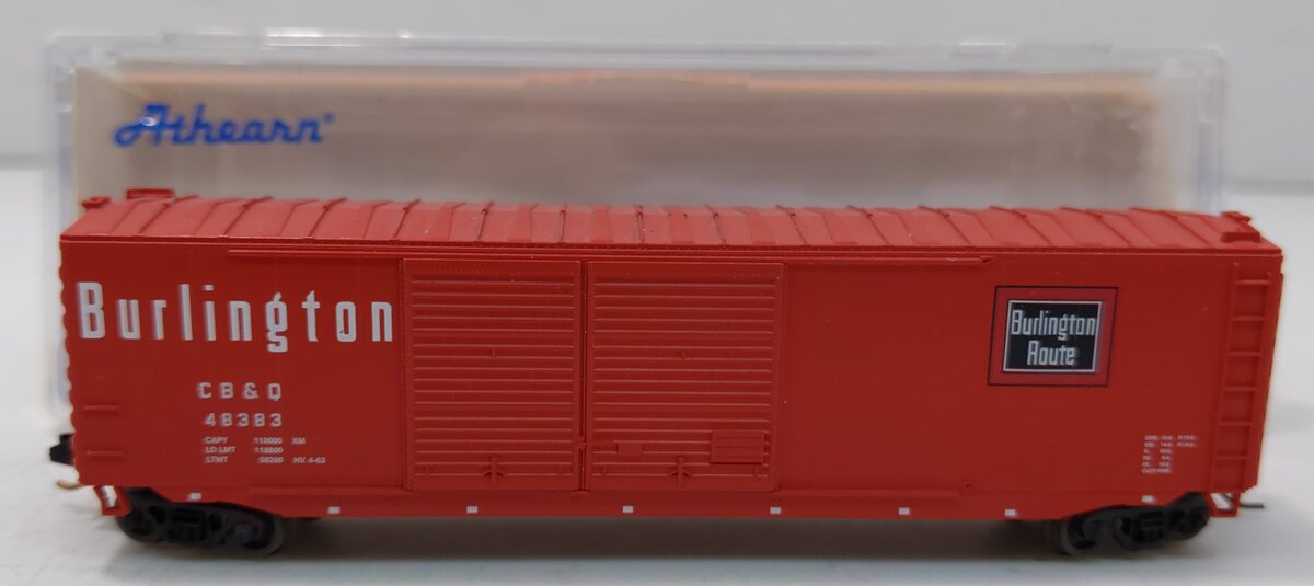 Athearn 14181 N Chicago,Burlington and Quincy 50' PS-1 Double Door Boxcar #48383