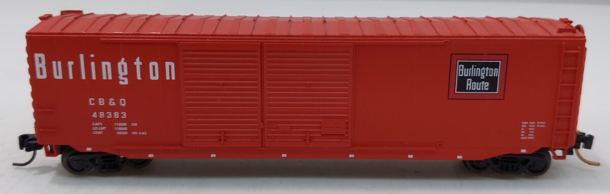 Athearn 14181 N Chicago,Burlington and Quincy 50' PS-1 Double Door Boxcar #48383
