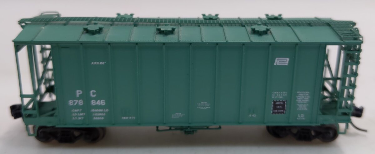 Athearn 23010 N Penn Central GATX GATC 2600 Airslide Hopper #878846