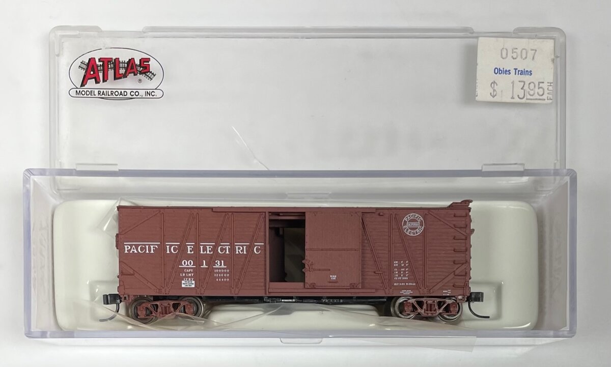 Atlas 41967 N Scale Pacific Electric USRA Boxcar #131