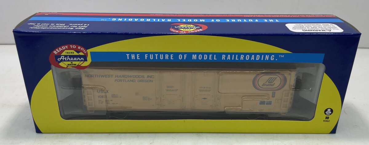 Athearn 96934 HO Northwest Hardwoods RTR 50' Evans Double Door Boxcar #10871