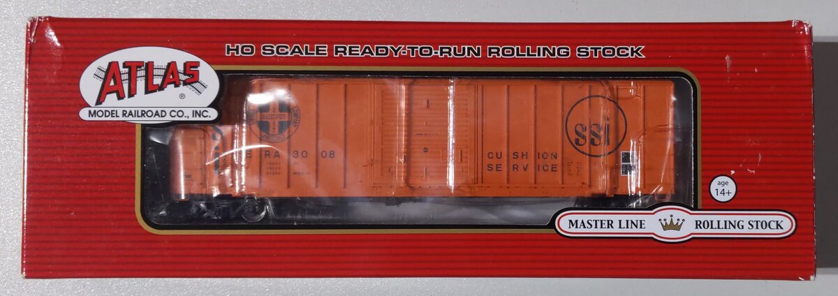 Atlas 20003341 HO Sierra Railroad FMC 5077 Single Door Boxcar Early #3008