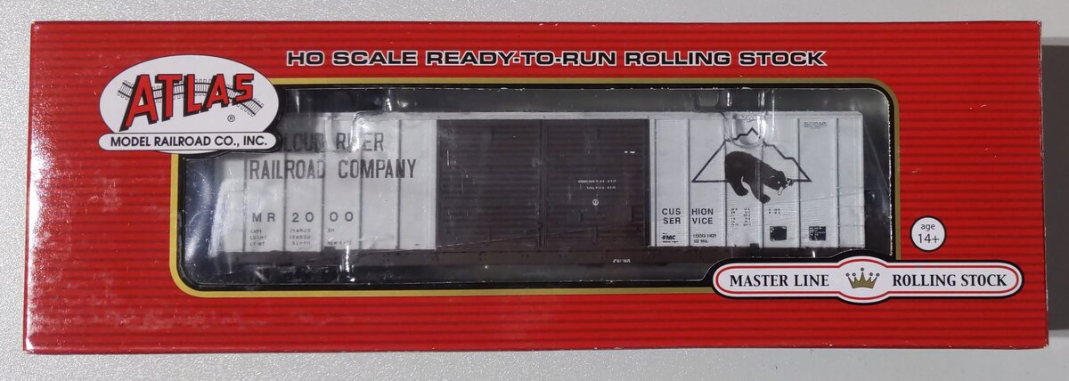 Atlas 20001951 HO McCloud River FMC 5077 Double Door Boxcar (Centered) #2000