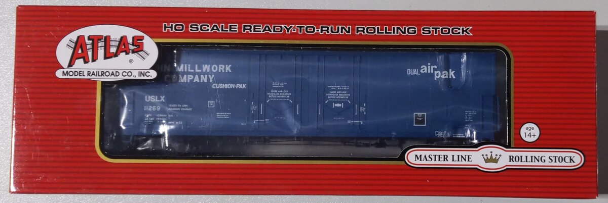 Atlas 20002460 HO Scale Coin Millwork Evans 53' Double Plug Door Boxcar #11269