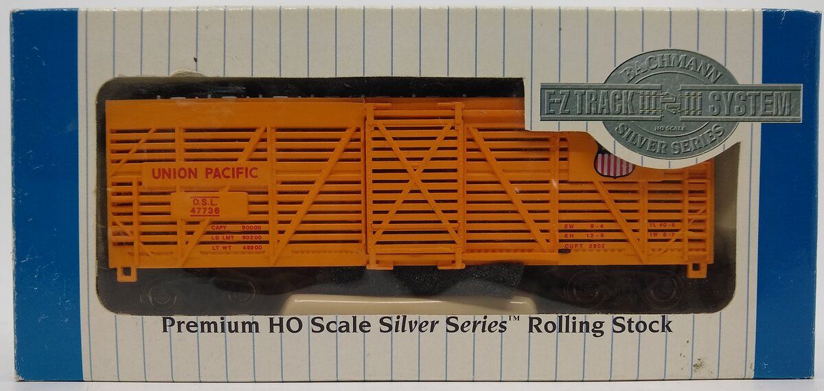 Bachmann 18501 HO Scale Union Pacific 40' Stock Car #47736