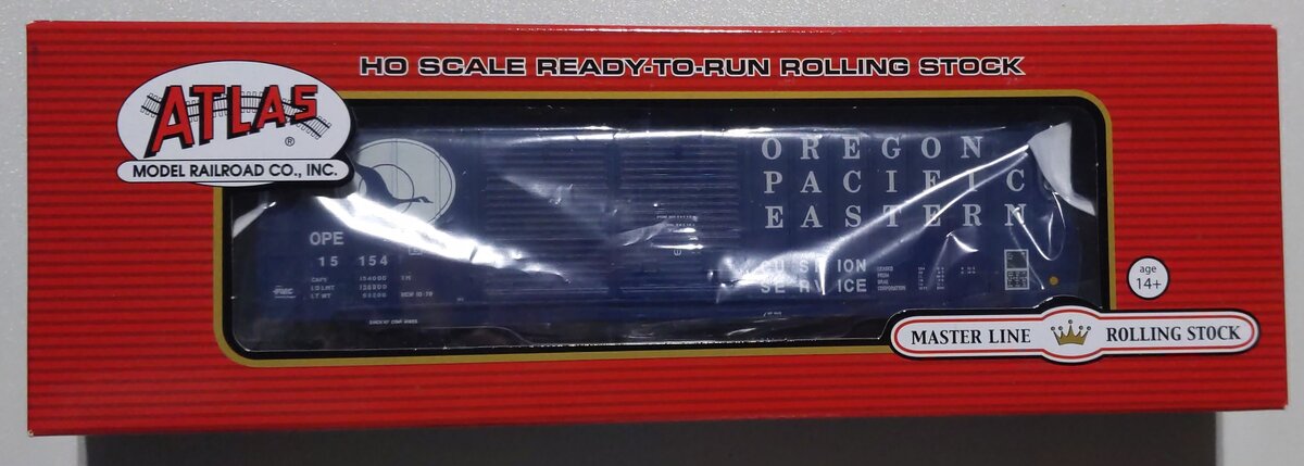 Atlas 20004324 HO Oregon, Pacific & Eastern FMC 5347 Double Door Box Car #15154
