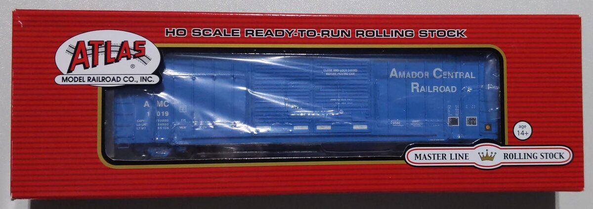 Atlas 20004607 HO Amador Central FMC 5503 Double Door Box Car #1019