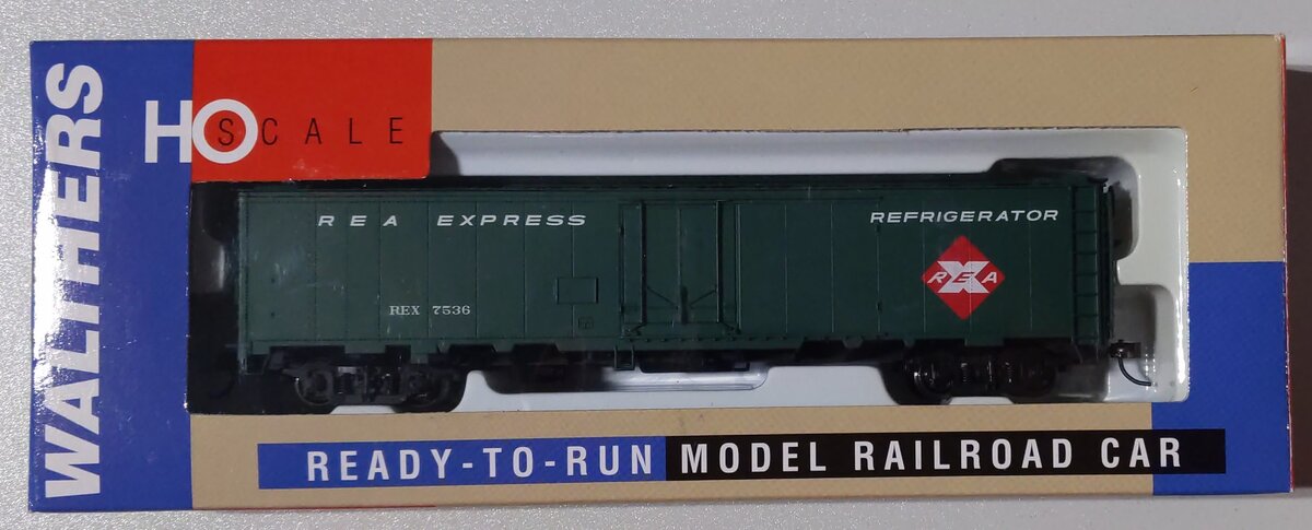 Walthers 932-6242 HO Scale REA 50' Express Reefer #7536