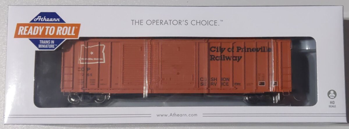 Athearn 73340 HO City of Prineville 50' FMC Offset Double Door Box Box #7265