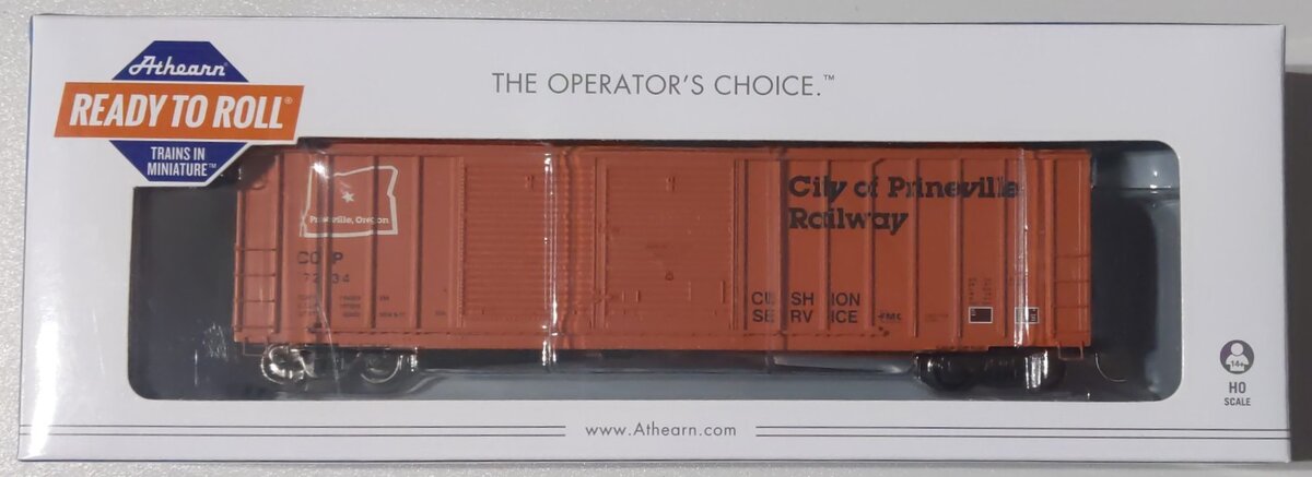 Athearn 73339 HO City of Prineville RTR 50' FMC Offset Double Door Box #7234