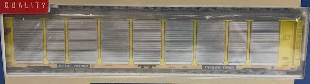 Walthers 932-24853 HO Scale C&NW Thrall 89' Tri-Level Auto Carries (Pack of 2)