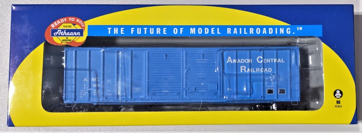 Athearn 87365 HO Scale Amador Central 50' FMC Double Door Boxcar #1064