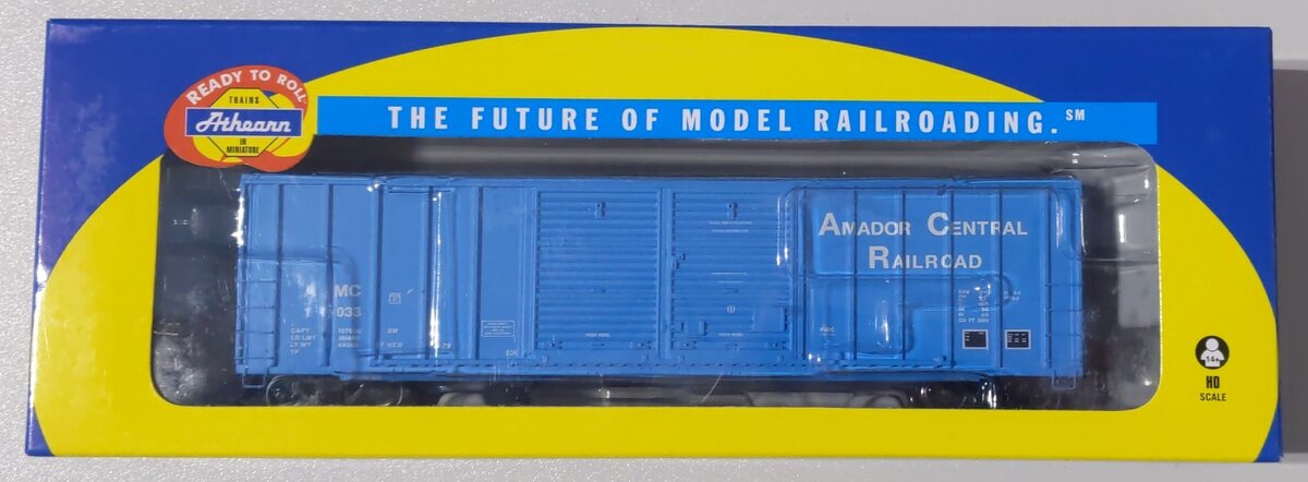 Athearn 87363 HO Scale Amador Central 50' FMC Double Door Boxcar #1033