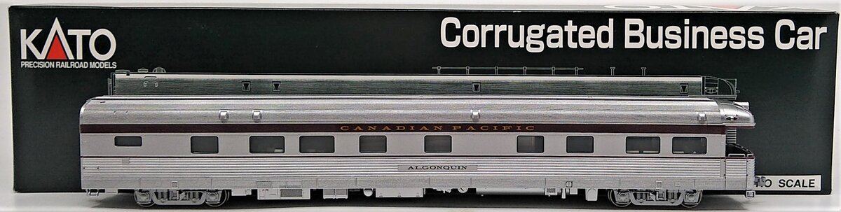 Kato 35-6002 HO Scale Canadian Pacific "Algonquin" Corrugated Business Car