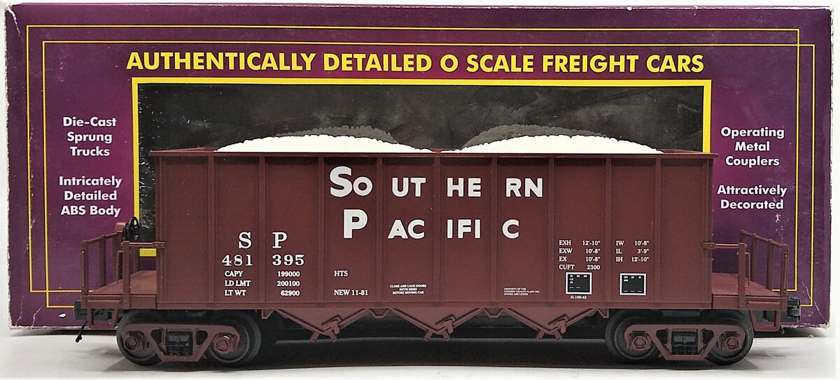MTH 20-97278 Southern Pacific Rapid Discharge Hopper Car #481397
