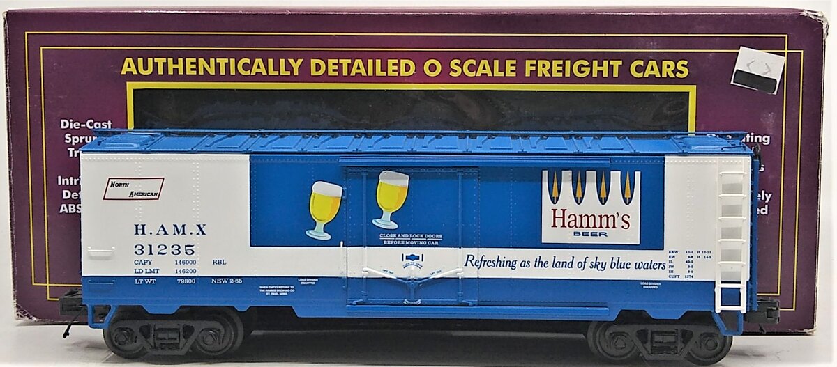 MTH 20-94187 Reefer Hamm's Beer