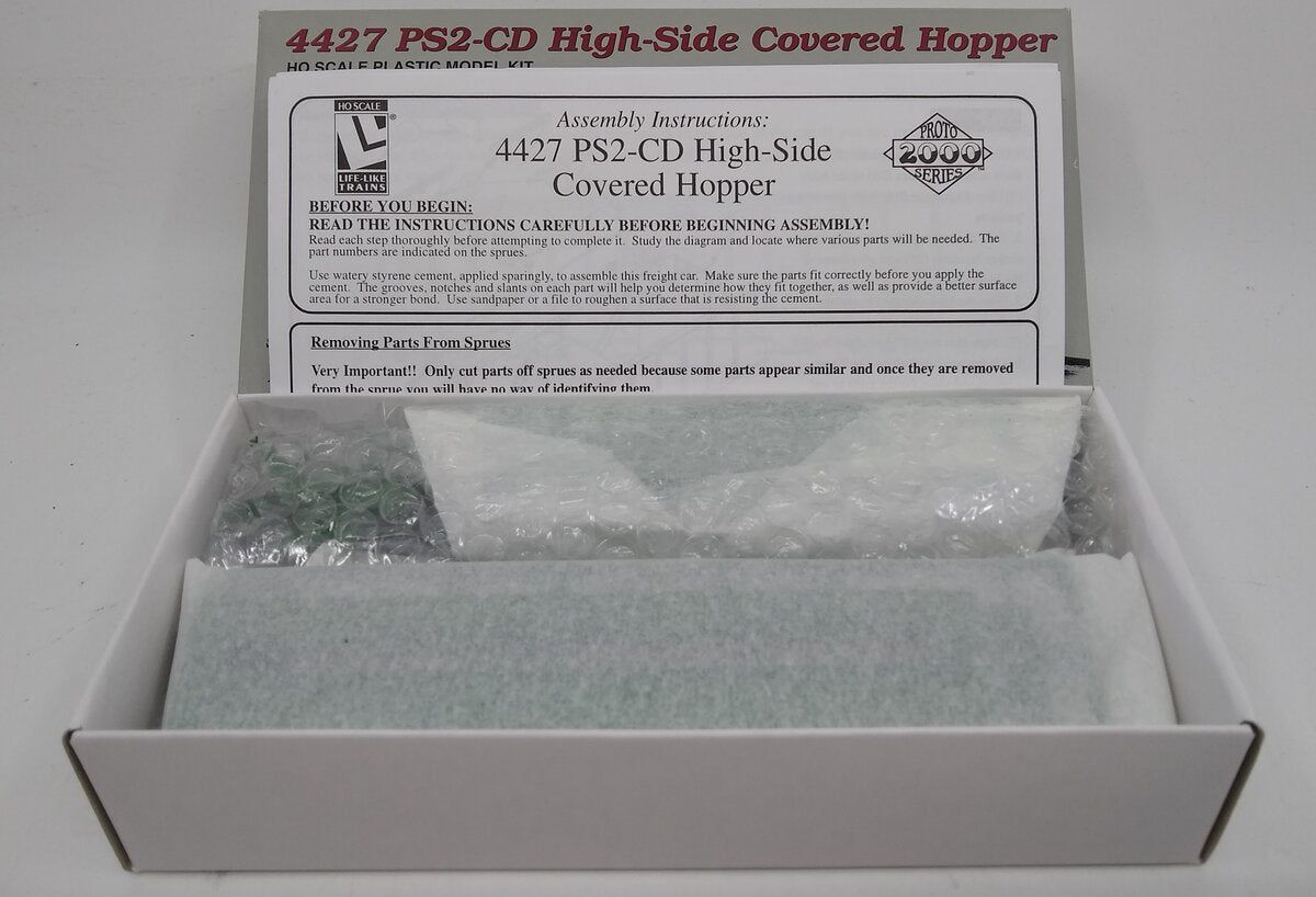 Proto 2000 21953 HO Burliington Northern 4427 PS2-CD Covered Hopper # 450729 Kit