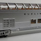MTH 30-67878 O Gauge Burlington "Silver Mansion" 60' Streamlined Vista Dome Car