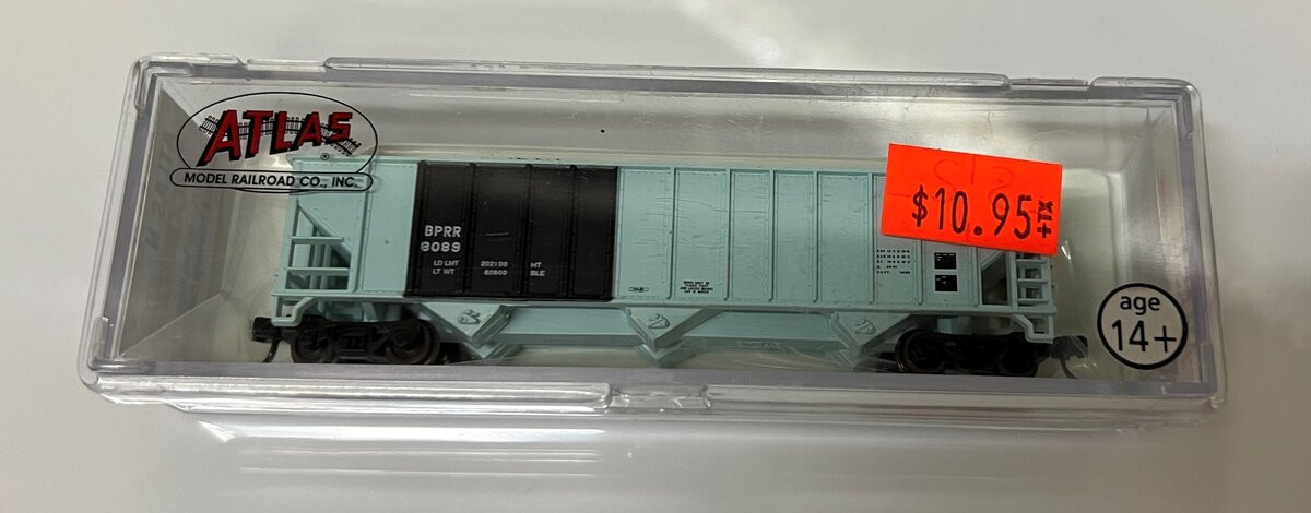 Atlas 40471A N Scale BPRR 90T Hopper #8089