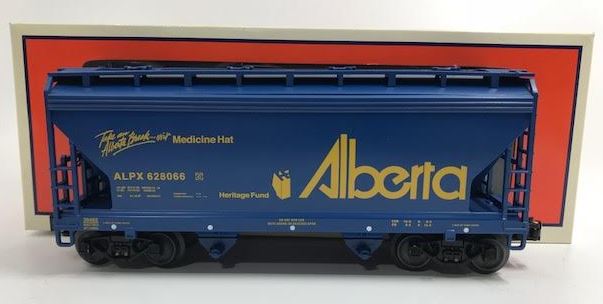 Lionel 6-26482 O Gauge Alberta ACF 2-Bay Hopper Car #628066