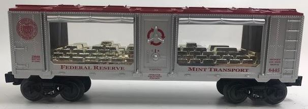 Lionel 6-29648 O Gauge Kansas City Federal Reserve Mint Car #6445