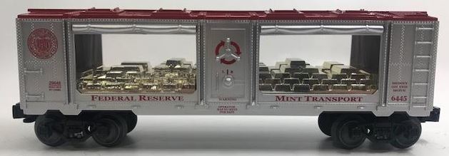Lionel 6-29648 O Gauge Kansas City Federal Reserve Mint Car #6445