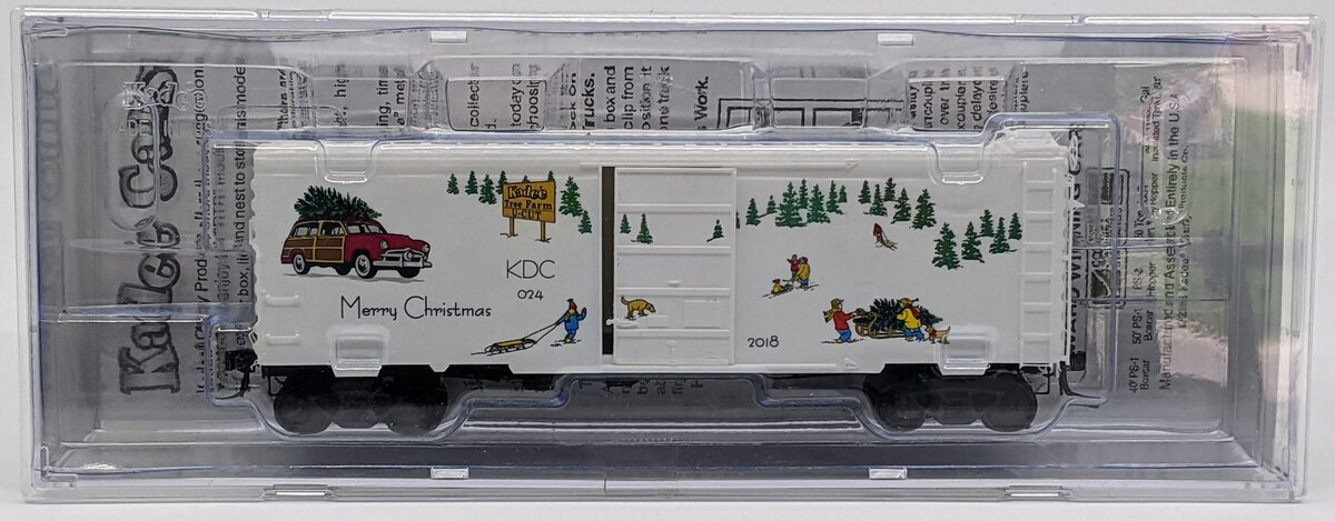 Kadee 6924 HO Scale KDC 2018 Christmas Boxcar #024