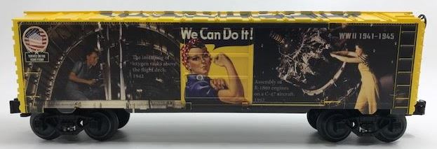 Lionel 6-83783 O Gauge USA Rosie the Riveter Boxcar