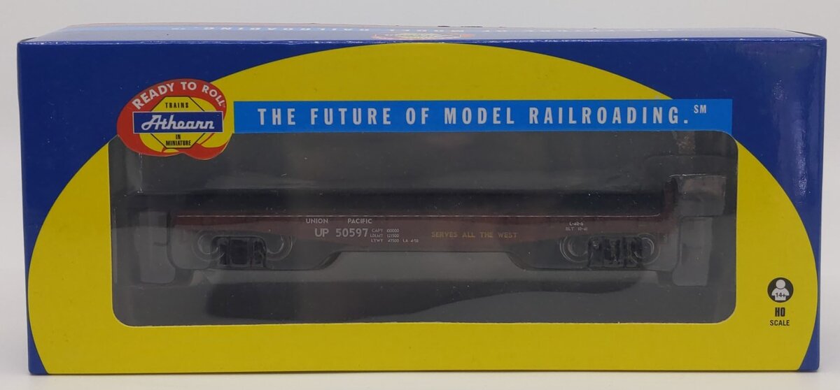 Athearn 96348 HO Scale Union Pacific 40' Flatcar #50597
