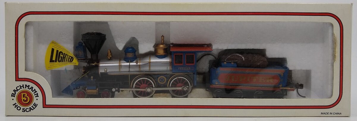 Bachmann 51124 HO CP 4-4-0 Jupiter Steam Locomotive & Tender #60 -DC