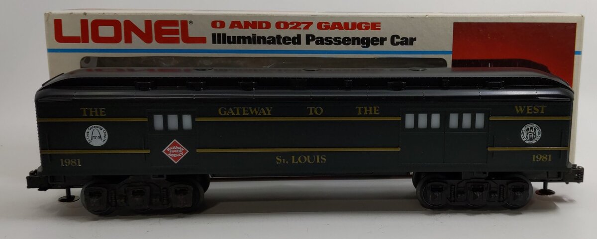 Lionel 6-0511 O Gauge TCA 1981 The Gateway To The West "St. Louis" Baggage Car