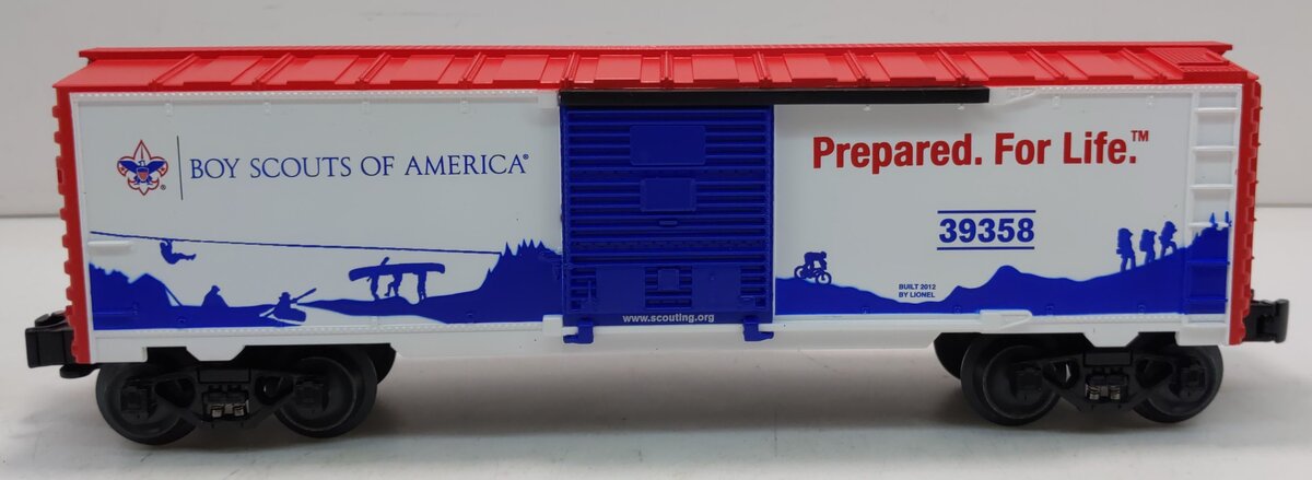 Lionel 6-39358 O Gauge Boy Scouts Prepared for Life Boxcar