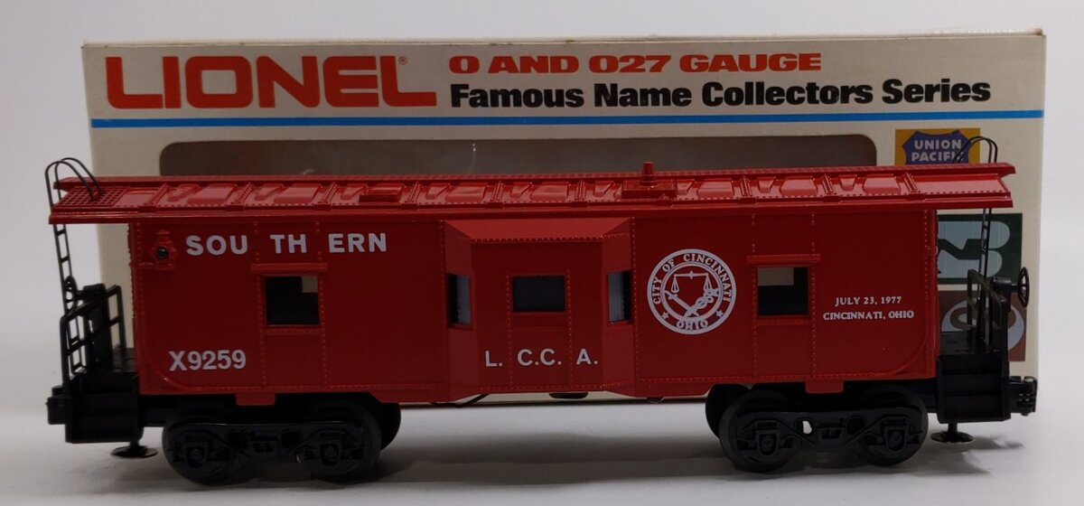 Lionel 6-9259 O Gauge Southern LCCA Bay Window Caboose