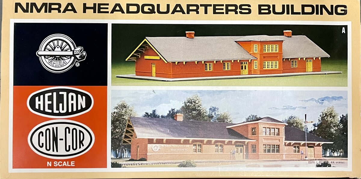 HELJAN/CON-COR HO U/A Nmra Headquarters Building Plastic Model Kit HELJAN/CON-COR HO U/A Nmra Headquarters Building Plastic Model Kit