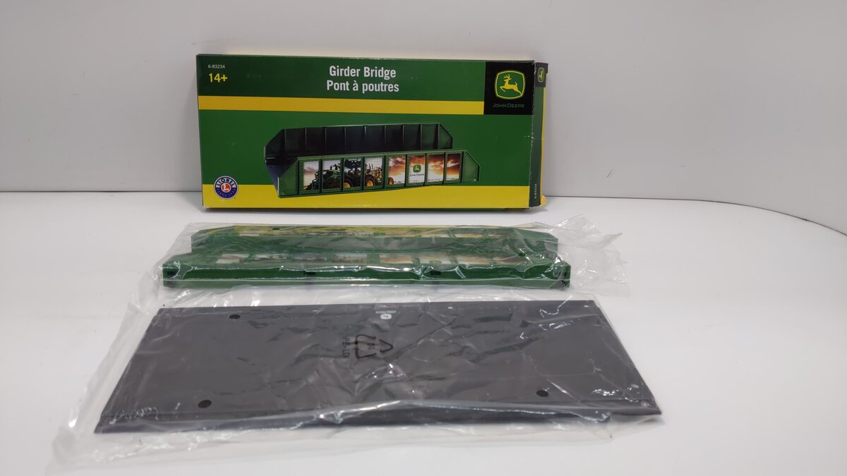 Lionel 6-83234 O John Deere Plastic Girder Bridge