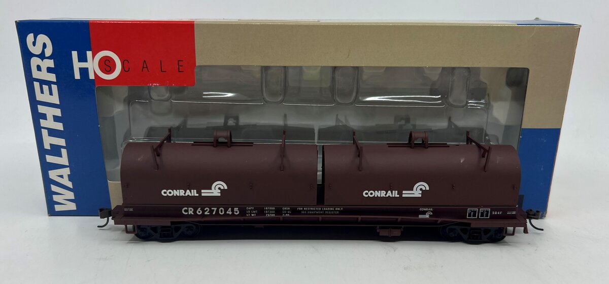 Walthers 932-3823 HO Conrail Cushion Coil Car Round Hoods Gold Line #627045