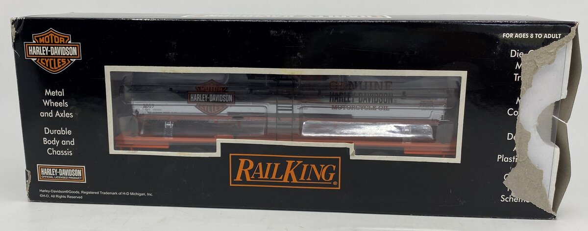 MTH 30-73220 Harley Davidson Tank Car (Chrome)