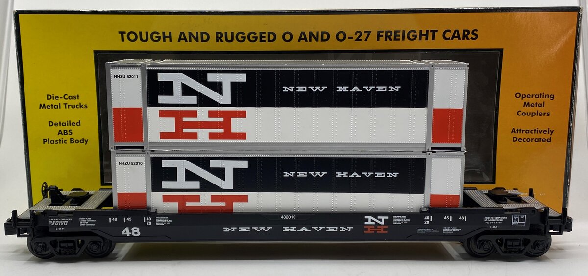 MTH 30-76396 New Haven Husky Stack Car