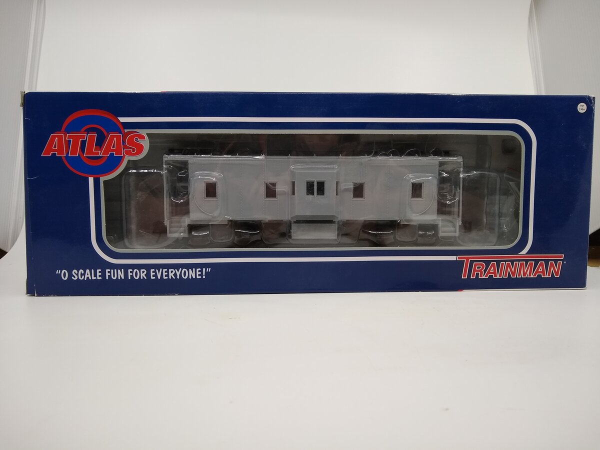 Atlas 2001725 O Undecorated Bay Window Caboose Car - 3-Rail